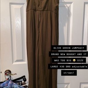 Jumper! Olive/hunter green large! NWOT